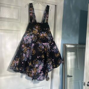 Free people lots of stretch a-line floral dress